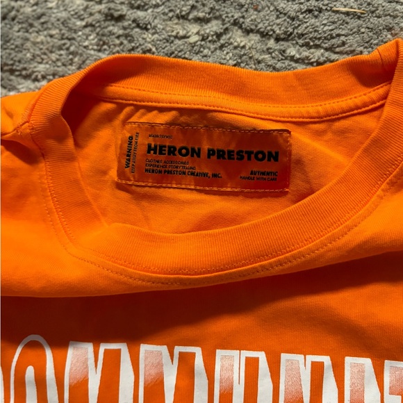 Community Service Orange Men's Shirt - Picture 3 of 3